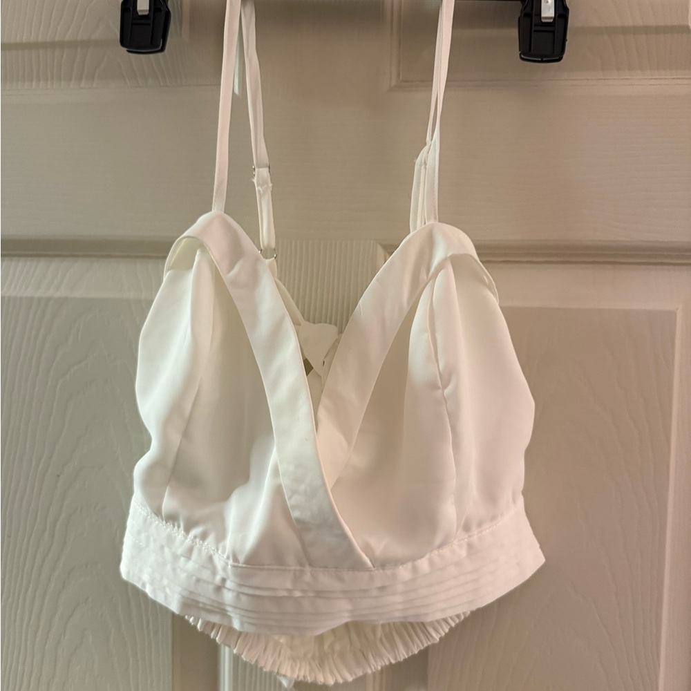 Elegant White Women's Camisole Top